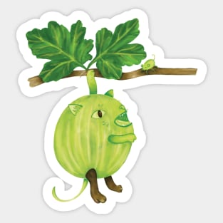 The Gooseberry-Cat Sticker